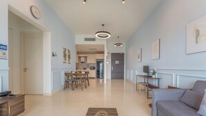 Classic Apartment, 2 Bedrooms, City View | Living area