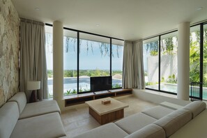 Living area - Beyond Villas Seashell by Alfred in Bali (Pecatu)