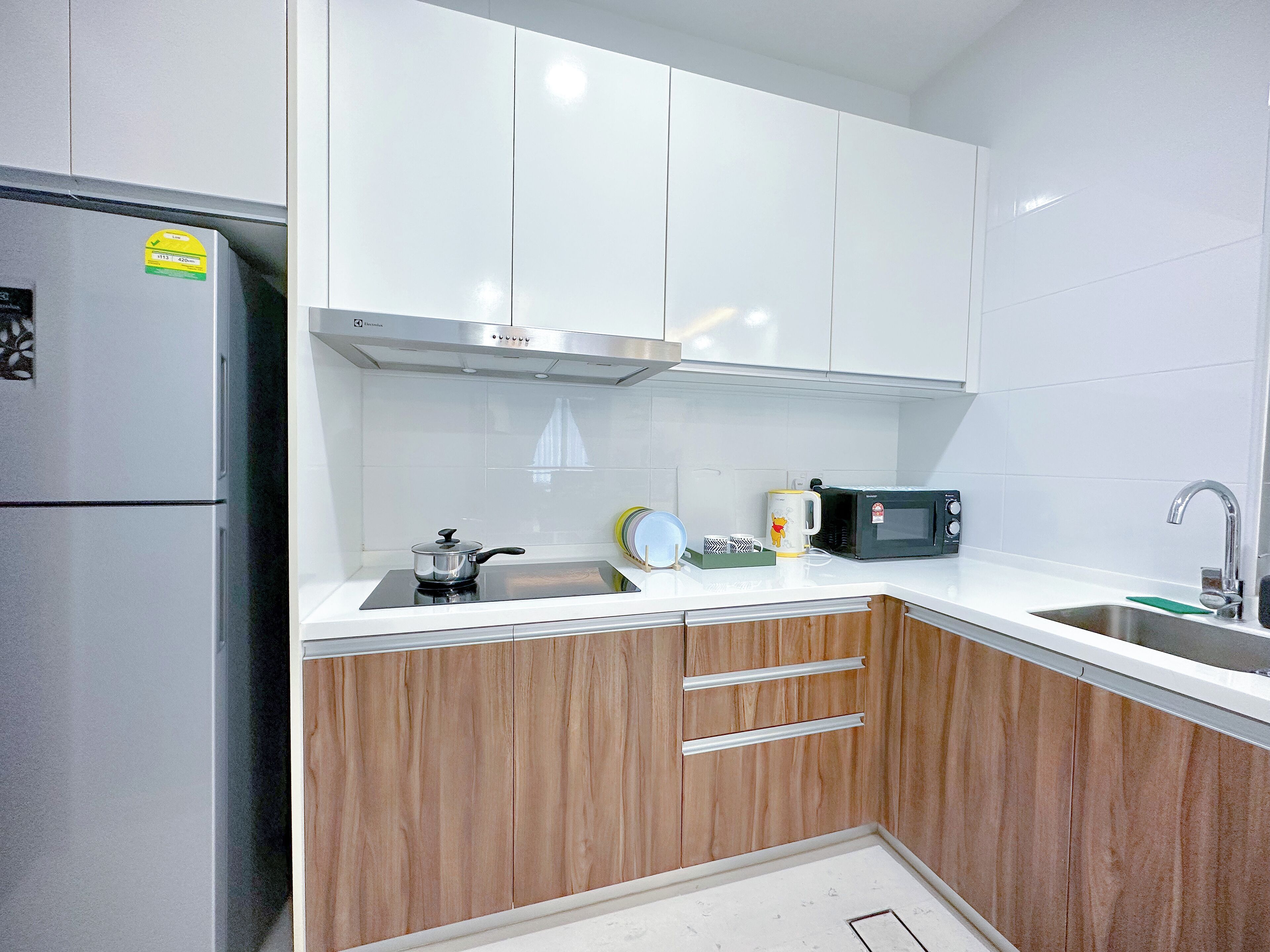 コンフォート アパートメント 2 ベッドルーム バルコニー シティビュー | 専用キッチン