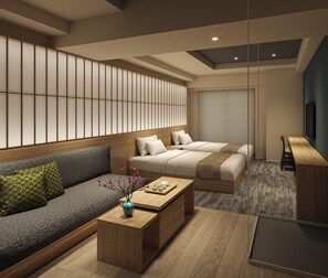 Superior Family Room | In-room safe, free WiFi, bed sheets - Premium Apart MONday HAMAMATSUCHO Station (Tokyo)