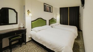 Comfort Twin Room | Premium bedding, soundproofing, free WiFi, bed sheets - Daidoh Garden Hotel Osaka (Osaka)