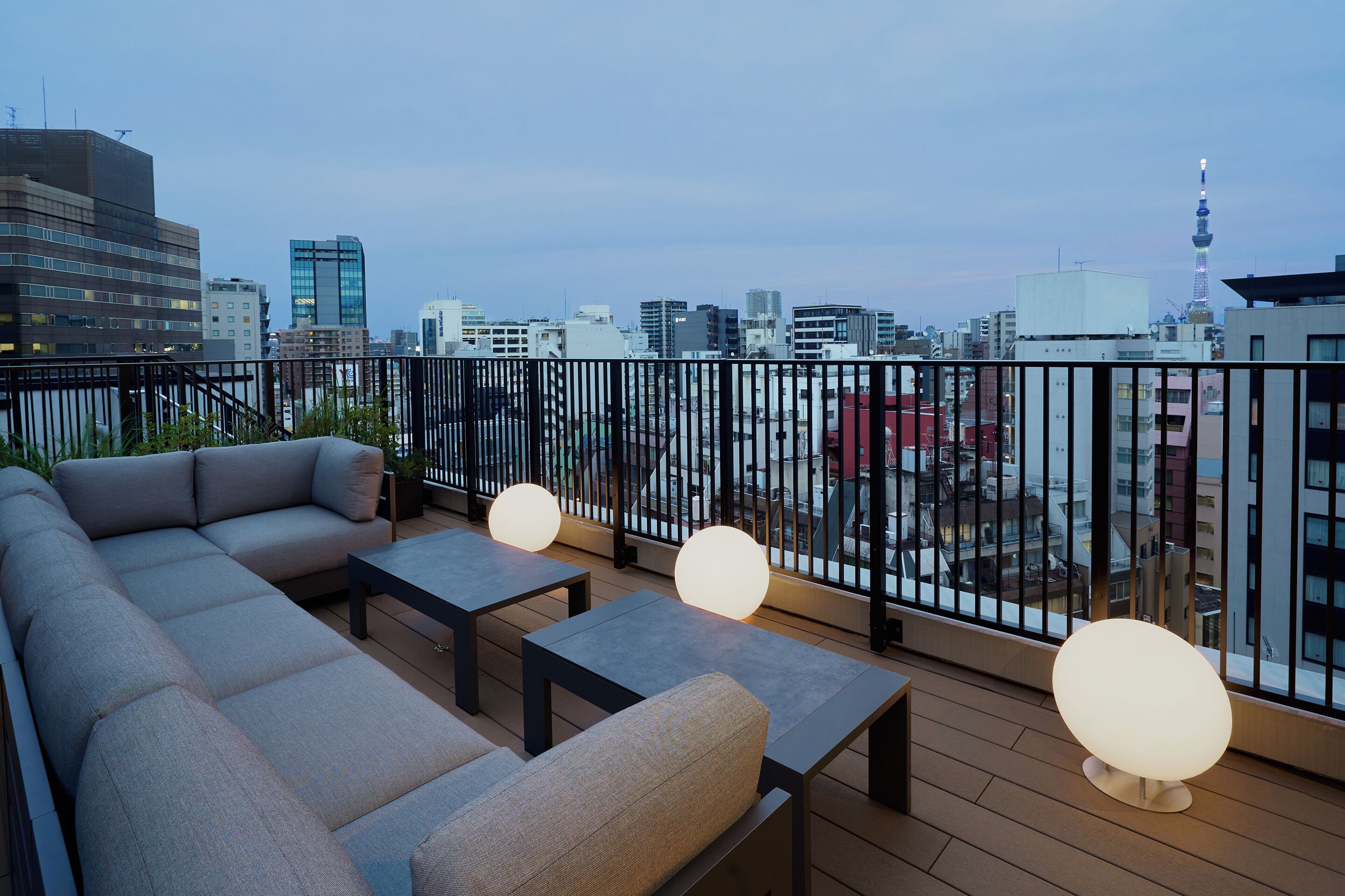 ห้องพัก, ปลอดบุหรี่ (SORA - Sky with Private Roof Balcony) | วิวระเบียง