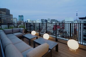 客房, 非吸煙房 (SORA - Sky with Private Roof Balcony) | 陽台景觀