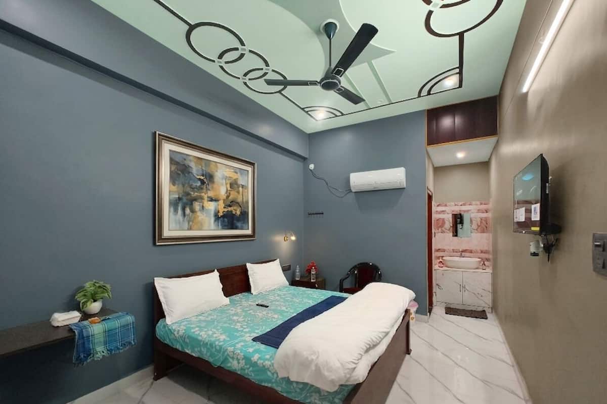 Habitación doble de lujo, para no fumadores, aire acondicionado | Escritorio y espacio para trabajar con laptop