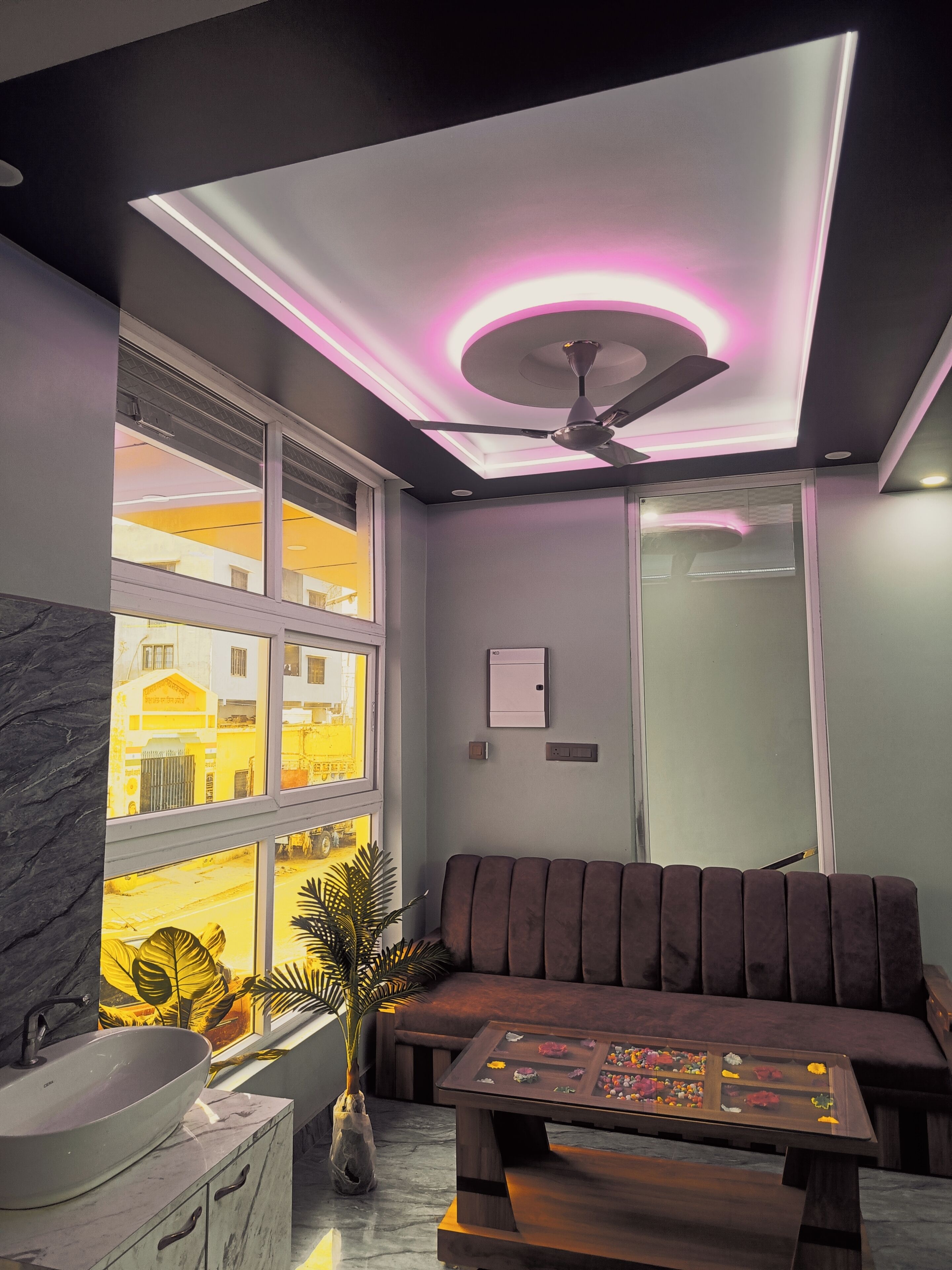 Sala de estar en el lobby