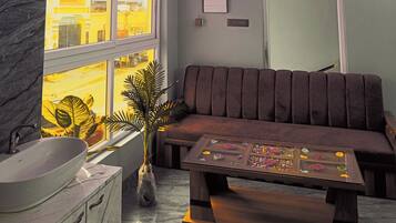 Sala de estar en el lobby