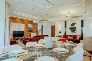 Dining - Luxury 5BR Villa with Private Pool & Jacuzzi Overlooking New Cairo Golf Course (New Cairo 1)
