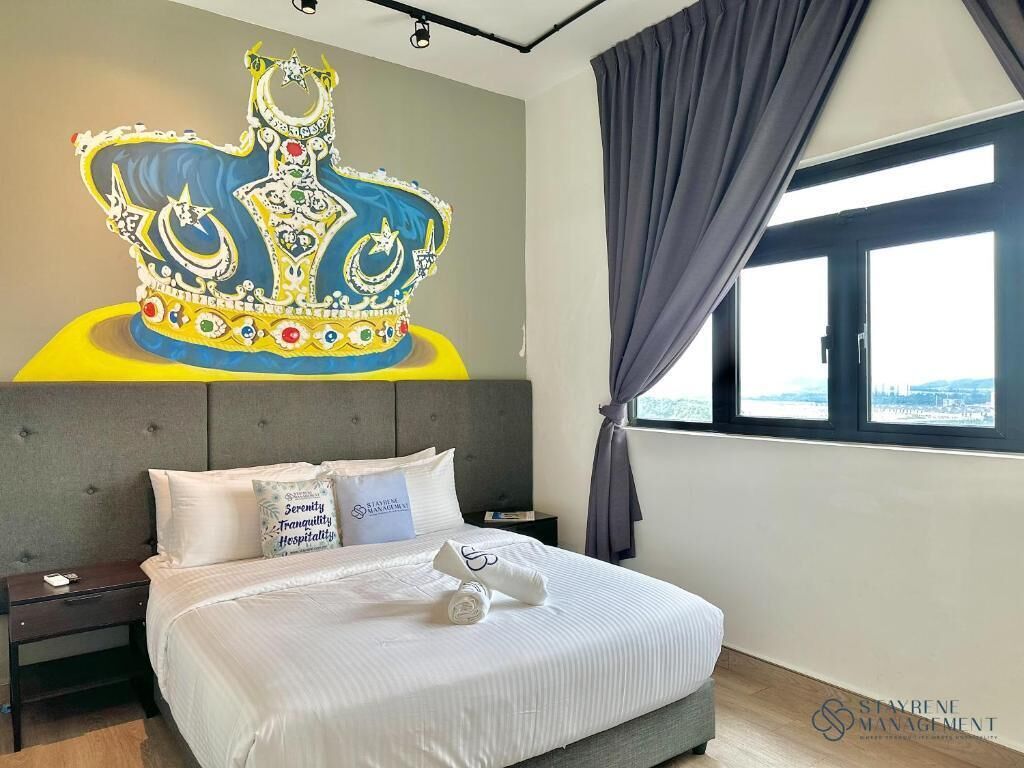 Blackout curtains, iron/ironing board, free WiFi