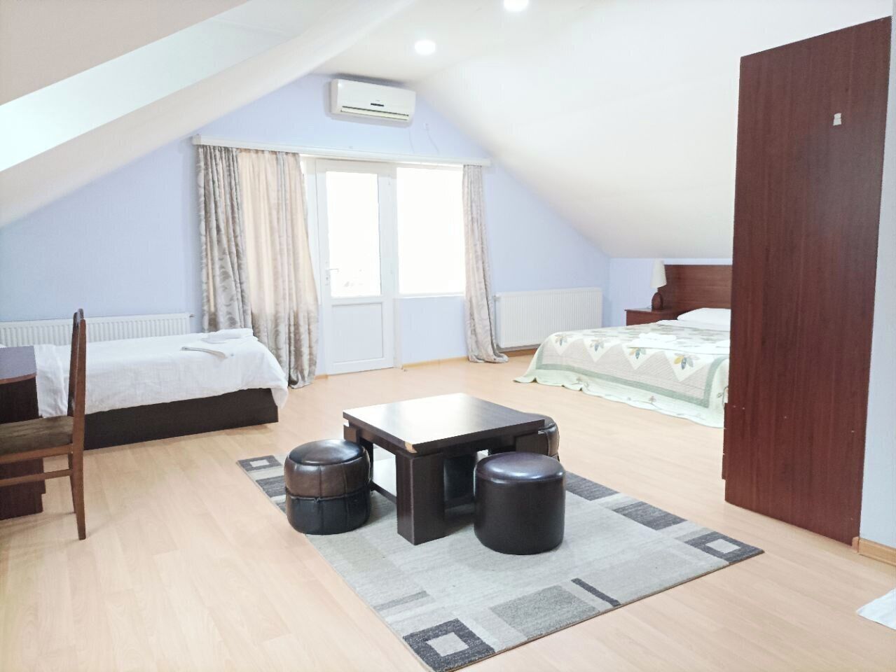 Standard Triple Room, City View | Desk, laptop workspace, free WiFi