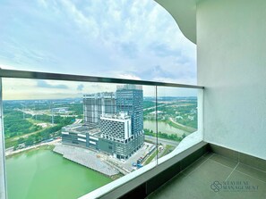 Deluxe Apartment, 2 Bedrooms, Balcony, Lake View | Property grounds - Macrolink Medini Legoland by Stayrene (Bandar Medini Iskandar, Iskandar Puteri)