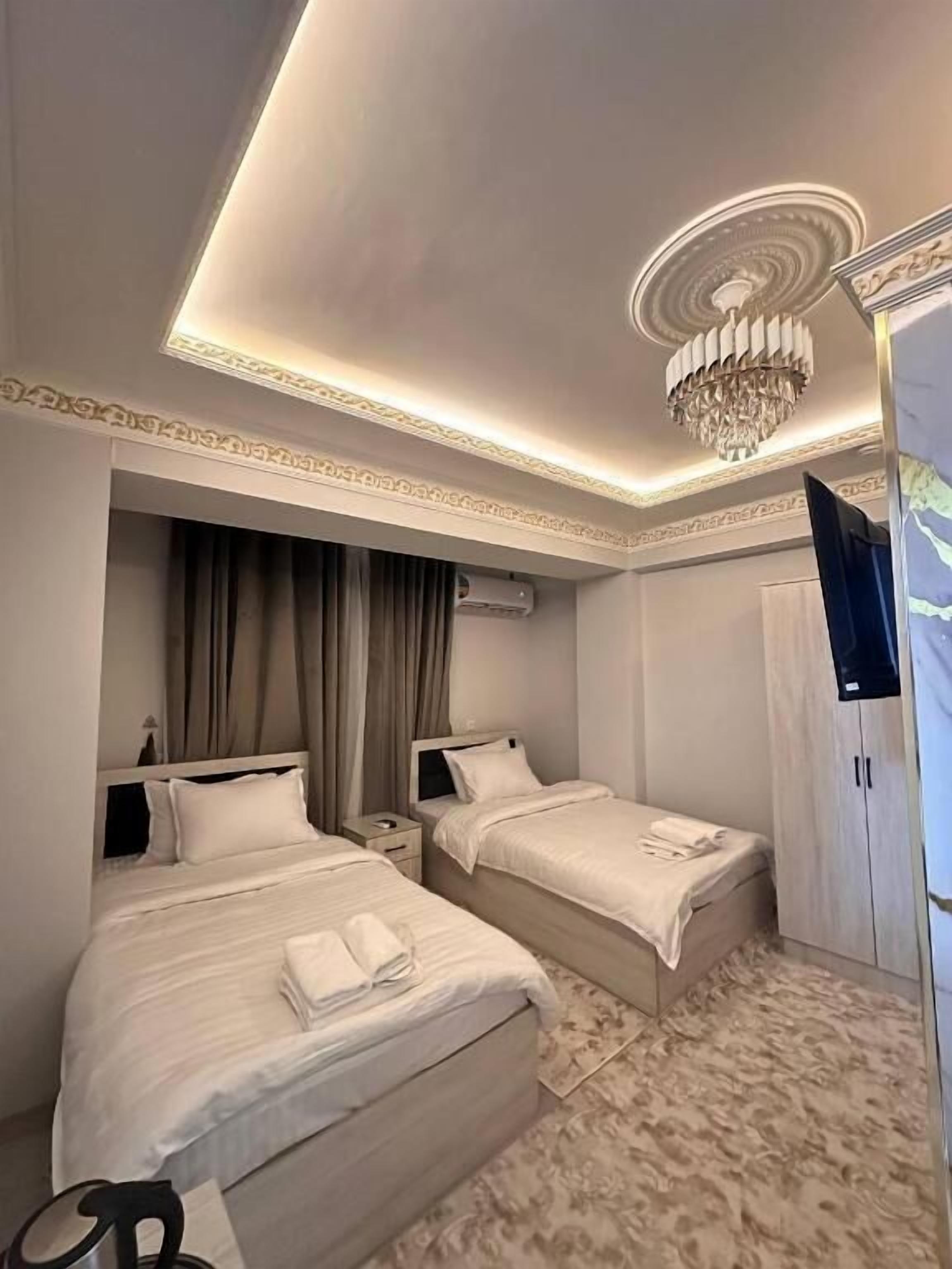 Standard Twin Room, City View | Blackout curtains, soundproofing, iron/ironing board, free WiFi