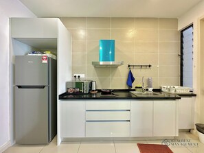 Superior Apartment, 2 Bedrooms, Balcony, City View | Private kitchen - D'Pristine Medini by Stayrene (Bandar Medini Iskandar)