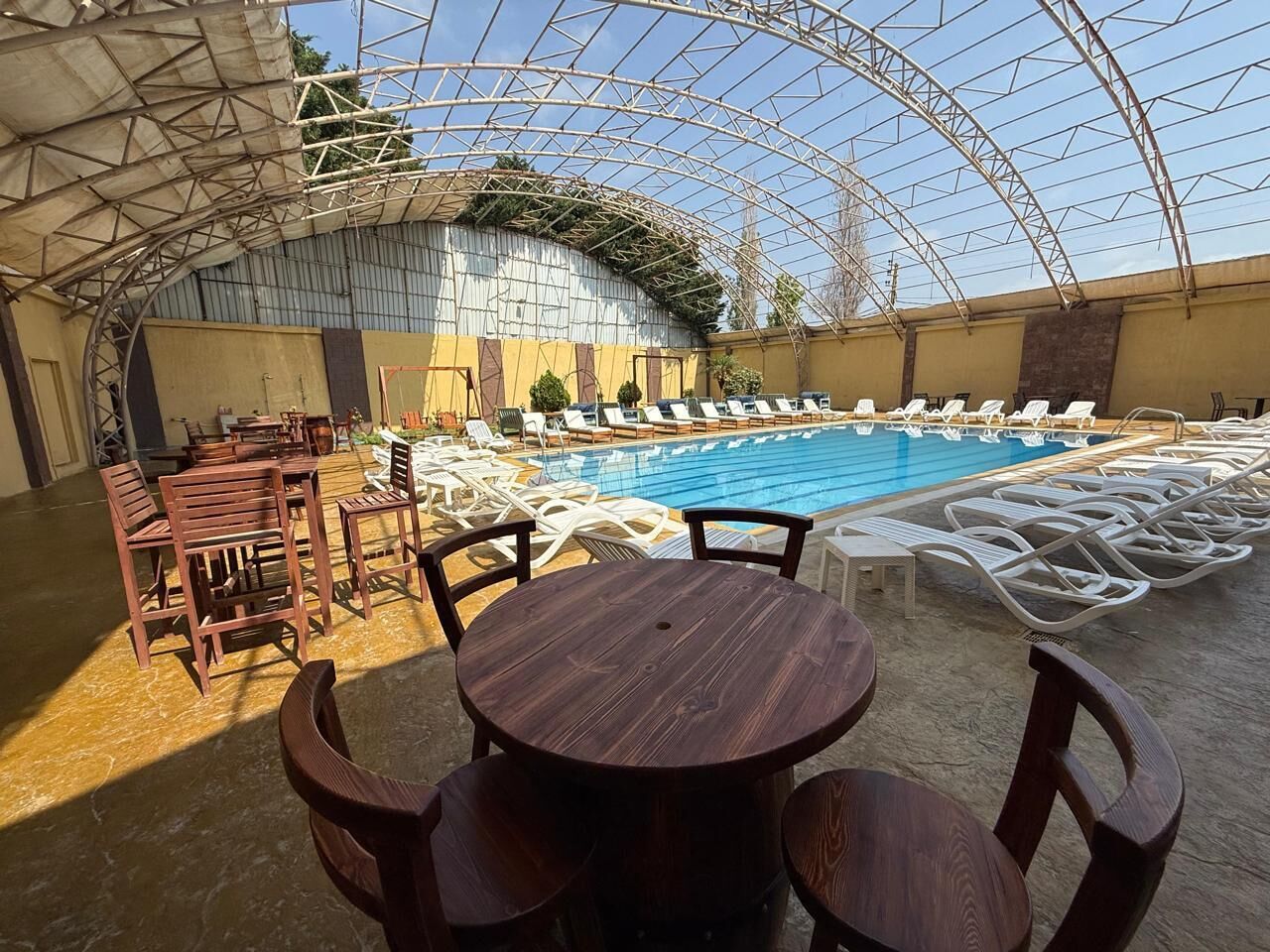 3 indoor pools, 3 outdoor pools