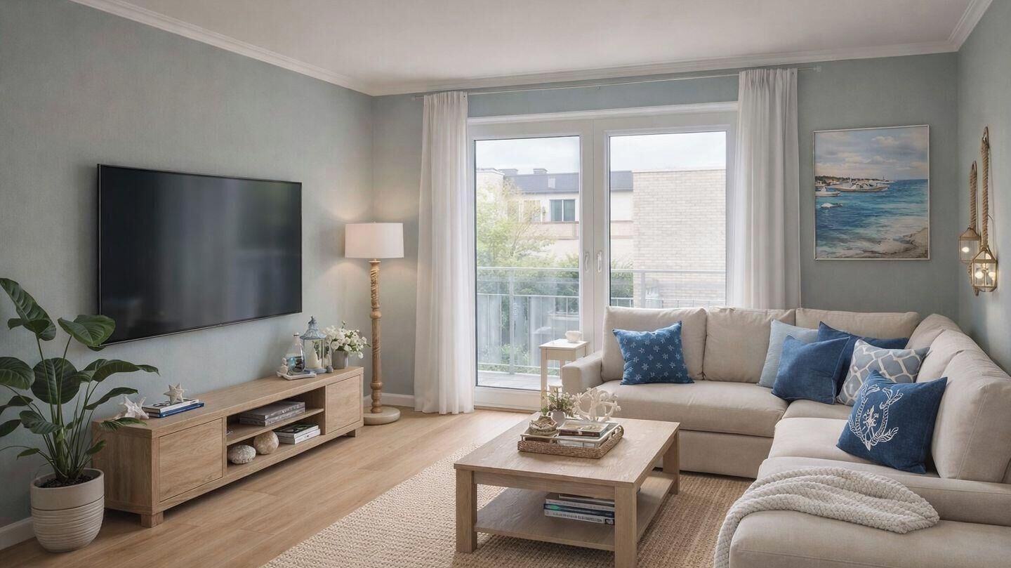 Télévision, table de tennis de table, chaîne hi-fi