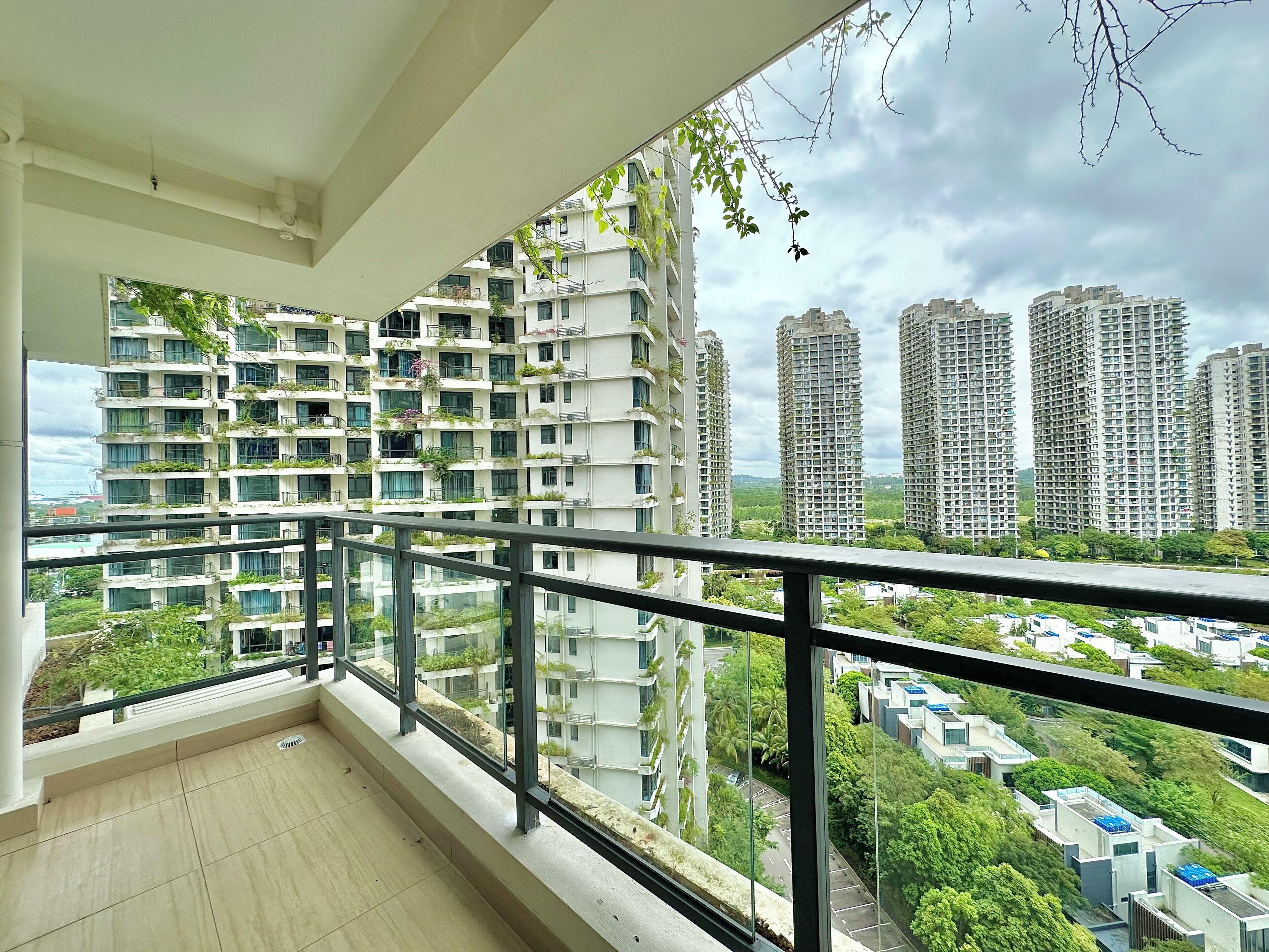 精品公寓, 3 间卧室, 阳台, 城市景观 | 阳台景观