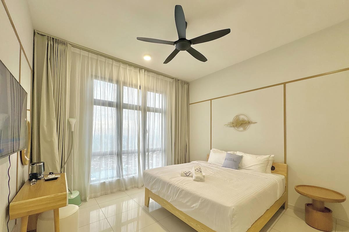 Studio Tiêu chuẩn, máy điều hòa, quang cảnh thành phố | Màn/rèm cản sáng, bàn ủi/dụng cụ ủi quần áo