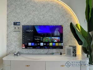 Comfort Apartment, 2 Bedrooms, City View | Living area | Flat-screen TV - Space Residency KSL by Stayrene (Johor Bahru)