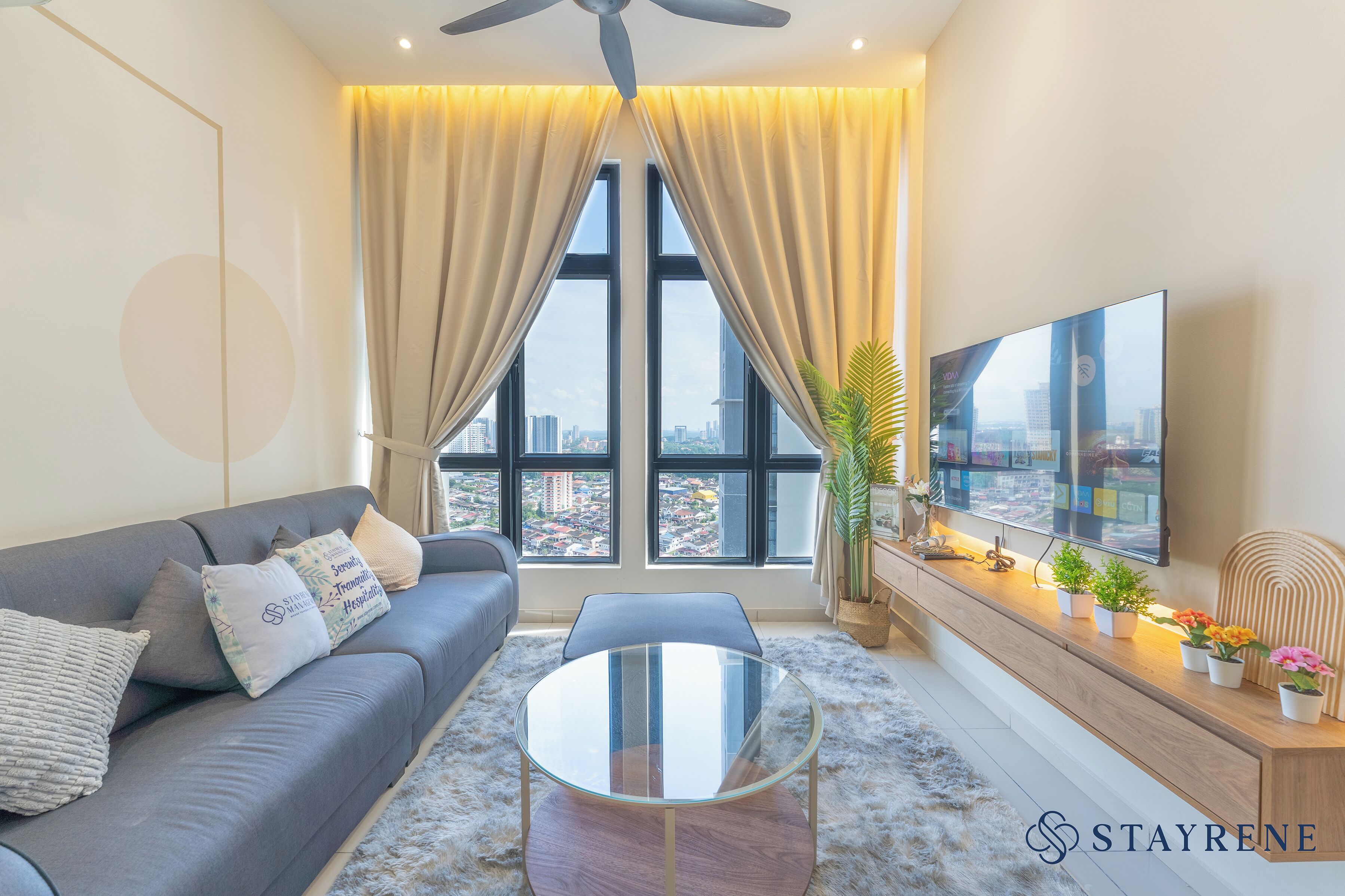 Comfort Apartment, Multiple Beds, Non Smoking, City View | Blackout drapes, iron/ironing board, free WiFi, bed sheets