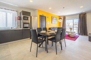 Penthouse, Kitchen, City View | Dining - Chic Modern Stay with Private Terrace (Sliema)