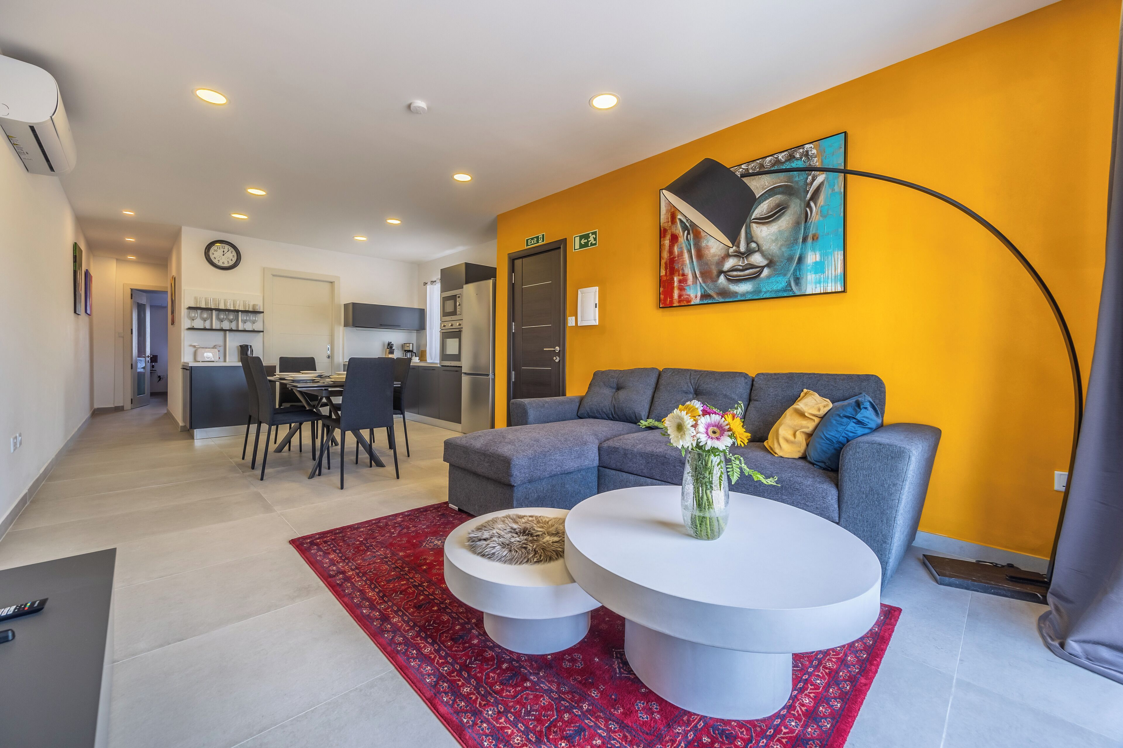 顶层房, 厨房, 城市景观 | 起居区