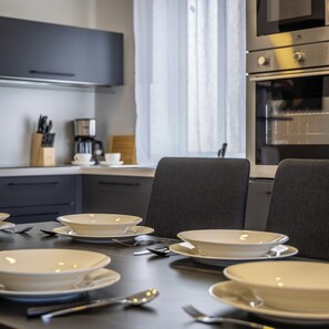 Penthouse, Kitchen, City View | Private kitchen - Chic Modern Stay with Private Terrace (Sliema)