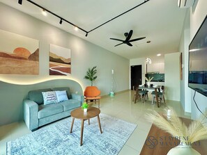 Living area - Desaru Utama Residence by Stayrene (Bandar Penawar)