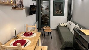 Interior - Studio cabin at the foot of the slopes - Valfréjus (Valfréjus)