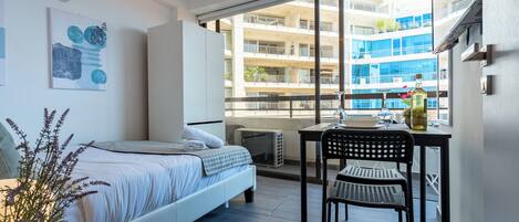 Studio, 1 Double Bed, Kitchenette, City View