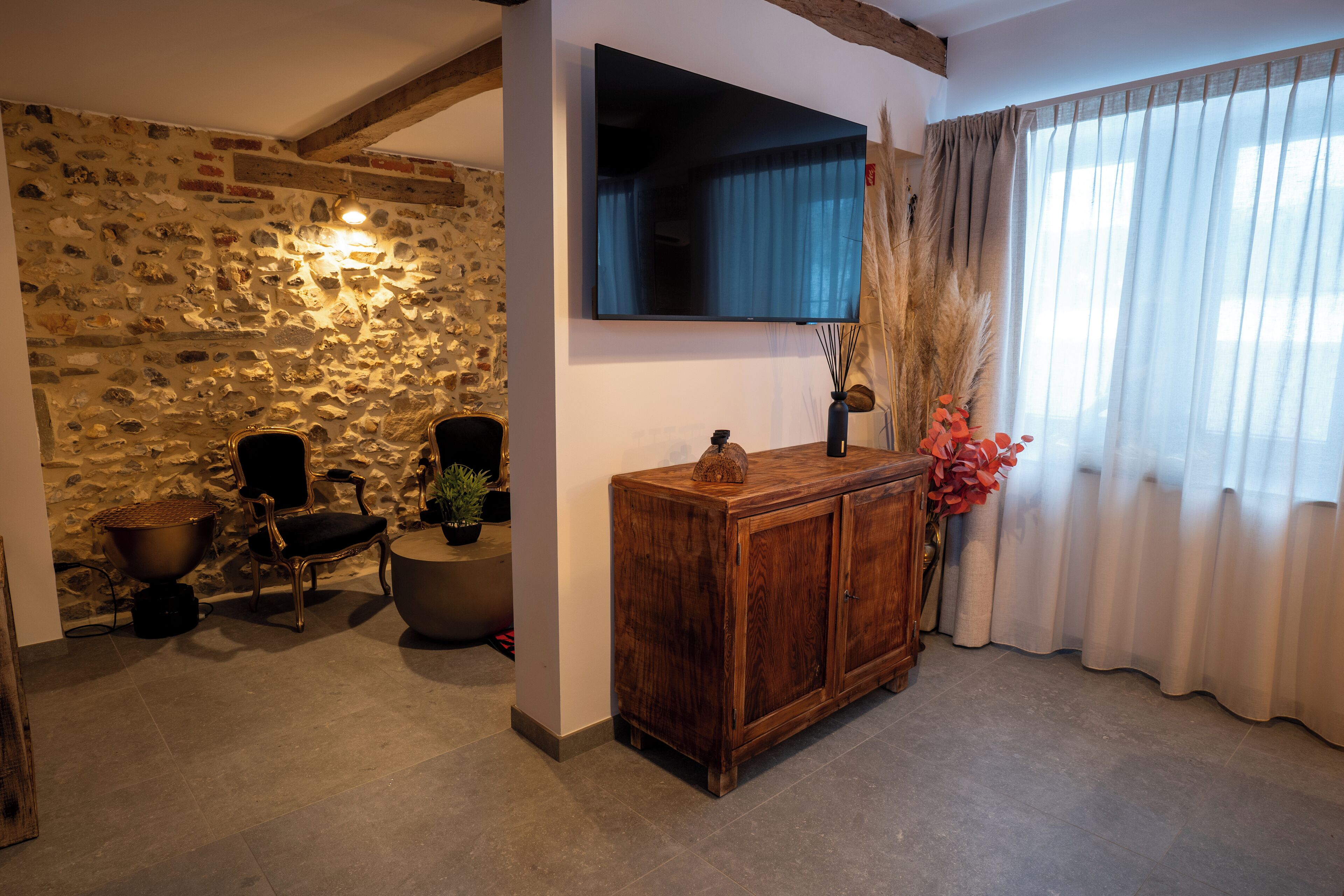 Superior Double Room, Courtyard View | Egyptian cotton sheets, premium bedding, down comforters