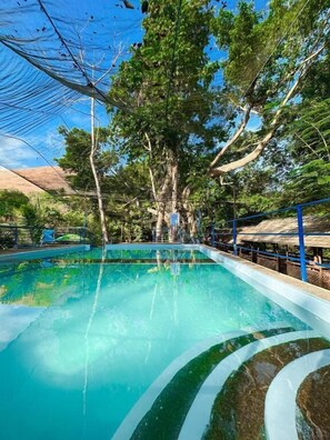 2 outdoor pools, open 9:00 AM to 9:00 PM, cabanas (surcharge) - El Bosque Resort (Coron)