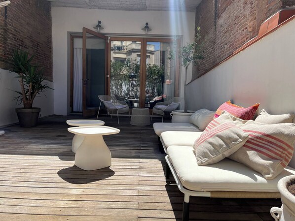 Apartment, 1 Bedroom, Smoking, Balcony | Living area - Born Penthouse Loft 1 (Barcelona)