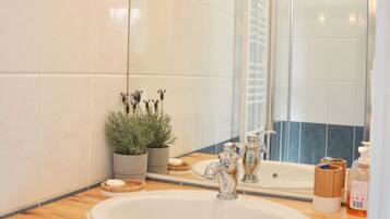 Shower, hair dryer