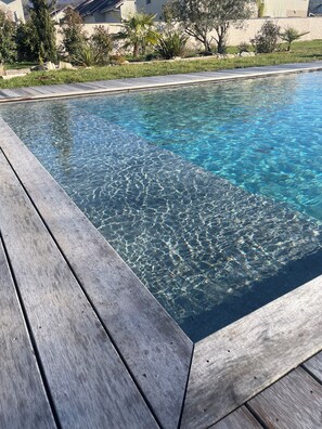 Pool - La Villa de Paul, a completely renovated 19th-century building in the Savoyard foreland (Yenne)