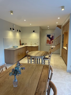 Dining - La Villa de Paul, a completely renovated 19th-century building in the Savoyard foreland (Yenne)