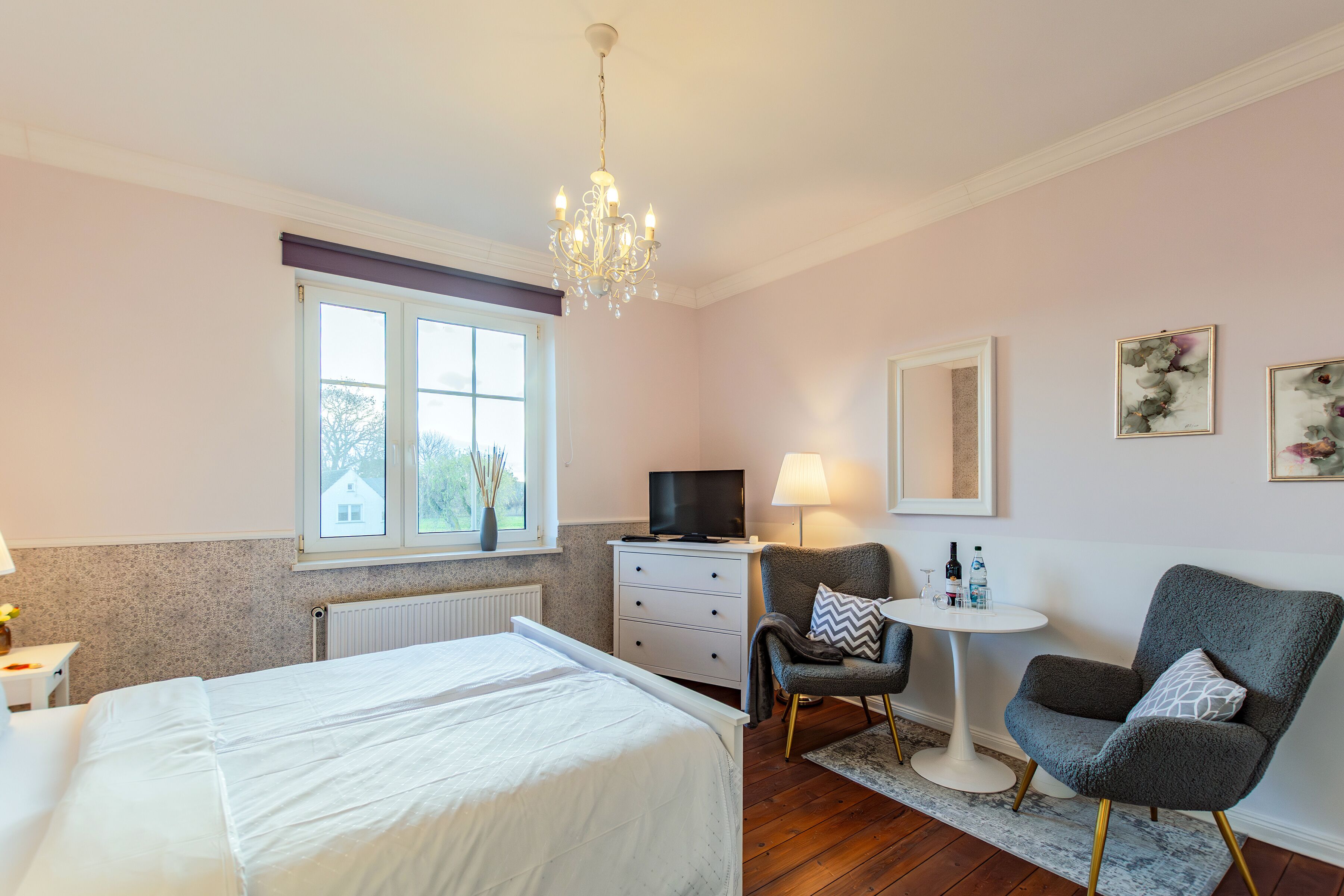 Doppelzimmer 3, Gartenblick | 高档床上用品、免费 WiFi、床单