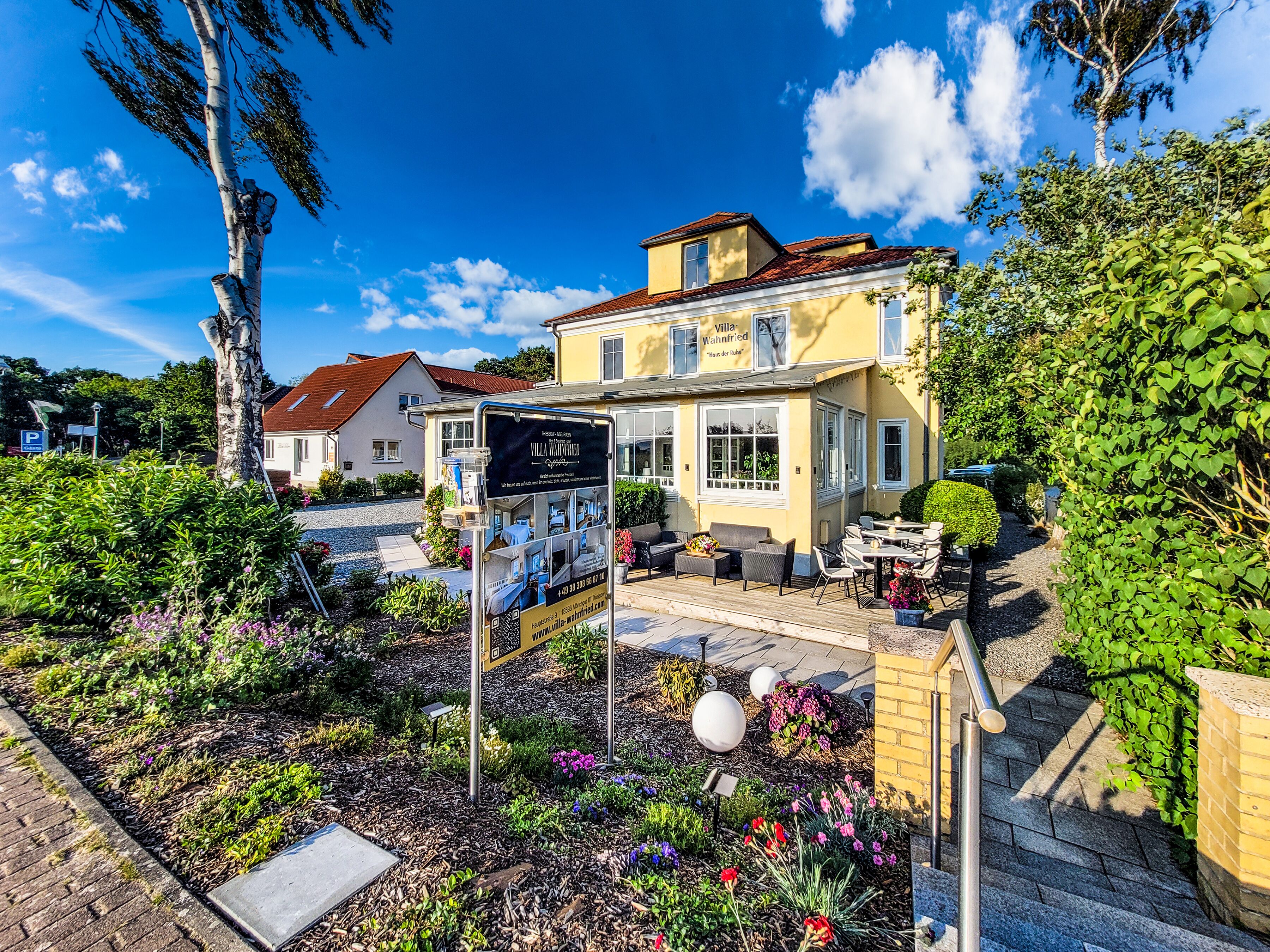 Fassade der Unterkunft