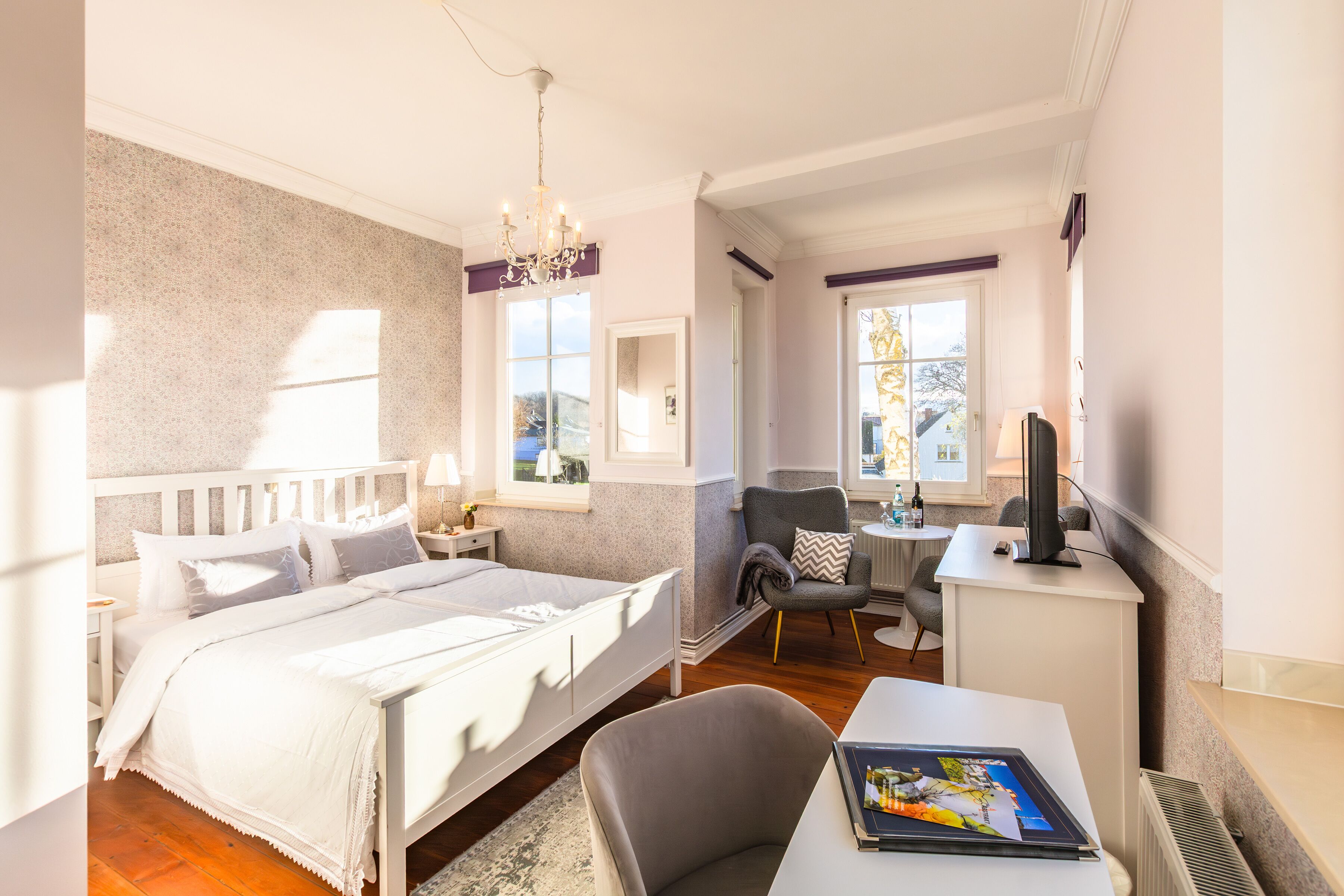 Doppelzimmer 5, tolle Aussicht | Sängtillbehör av högsta kvalitet, gratis wi-fi och sängkläder