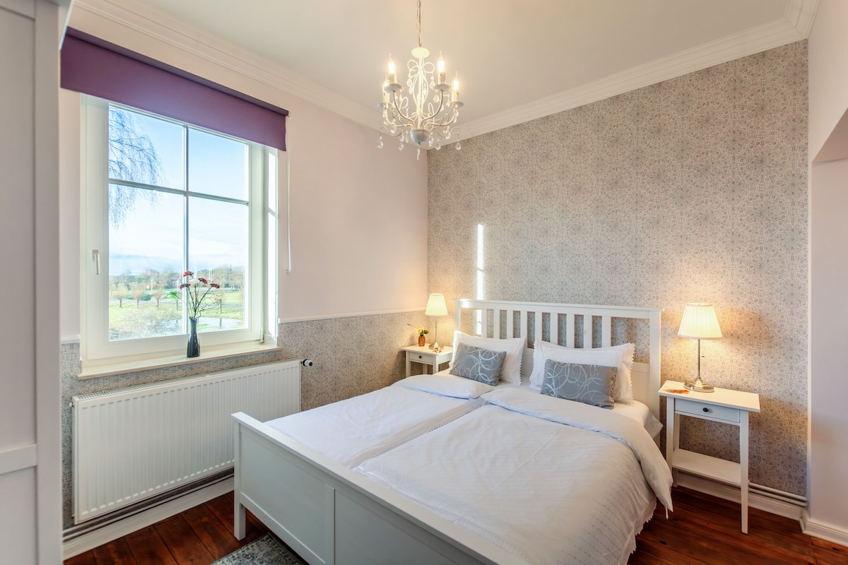 Doppelzimmer 6, tolle Aussicht | Luxe beddengoed, gratis wifi, beddengoed
