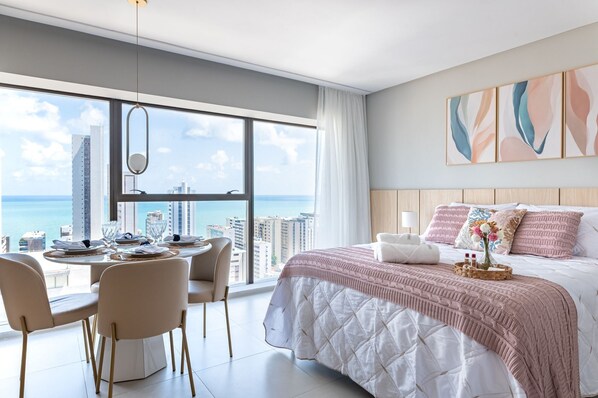 Basic Apartment | 1 bedroom - Icon #1906 - Modern Ocean View By Carpediem (Recife)