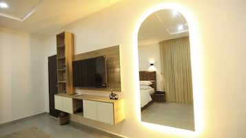 Appartement Ăconomique, balcon, vue ville