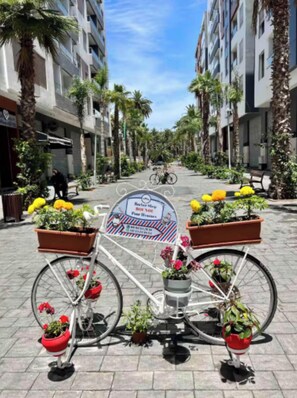 Property grounds - Walkable, Beach in 2min, Terrace, DW, AC, PS4, WiFi, BBQ, Yoga Mat (Mohammédia)