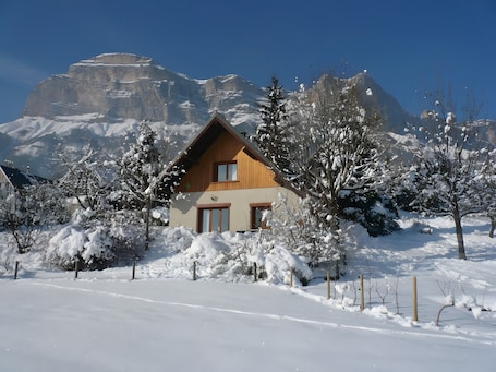 Exterior. Chalet 'Chartrousin': Mountain View, Private Terrace & Wi-Fi