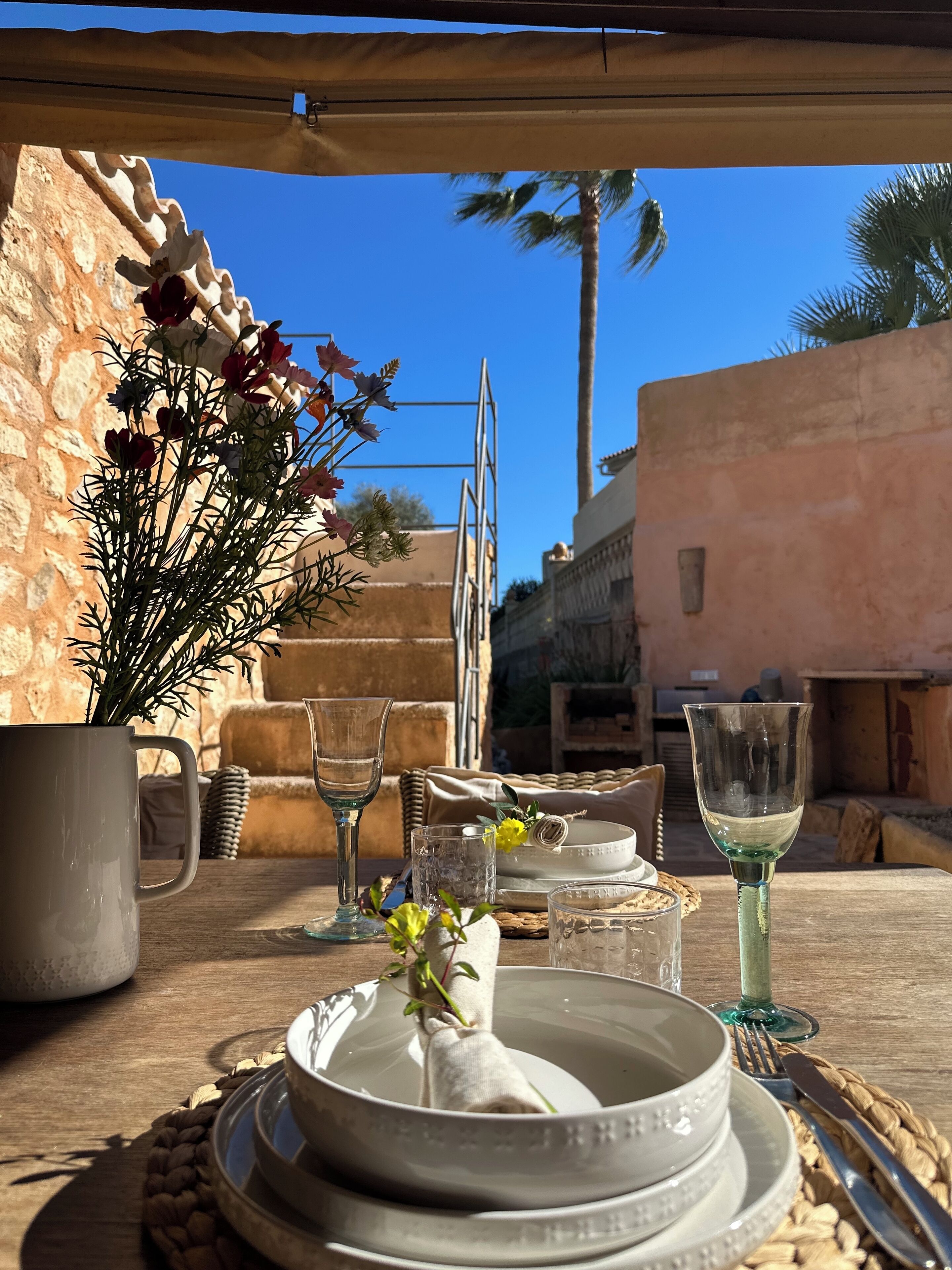 Udendørs spisemuligheder