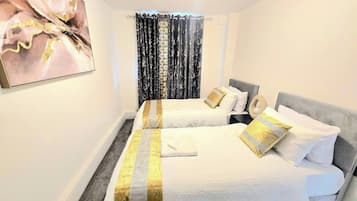 Huoneisto, 2 makuuhuonetta, näköala puutarhaan | 2 makuuhuonetta