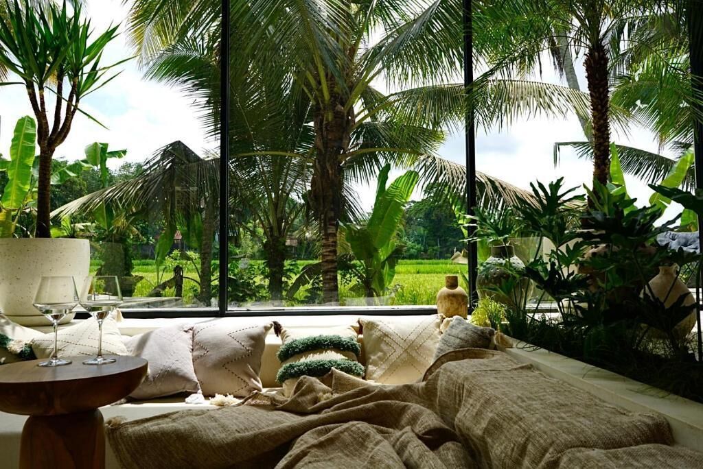 Villa, patio, vistas al jardín | Interior
