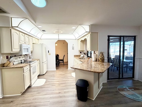 3-bedroom house in marvelous Port Charlotte with AC comfort and heated pool.