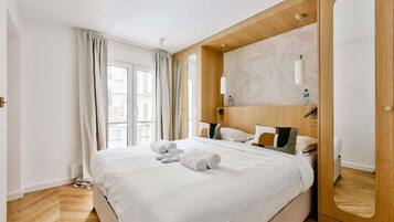 1 chambre, fer et planche à repasser, Wi-Fi, draps fournis