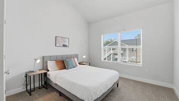 Desk, iron/ironing board, travel crib, free WiFi