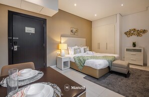 Blackout drapes, iron/ironing board, free WiFi - Manzil - Luxury Studio near Dubai Mall (Dubai)