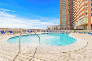 Pool - Super fun condo with a one bedroom and sleeper sofa in living room, 4 pools. (Orange Beach)